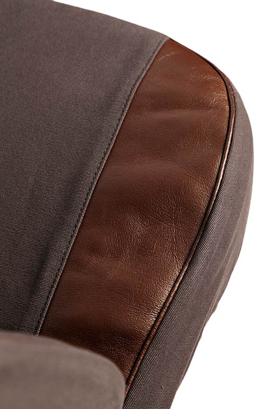 Premium Range Seat Covers (Jimny Year 2013 - 2017) CHARCOAL+BROWN LEATHER
