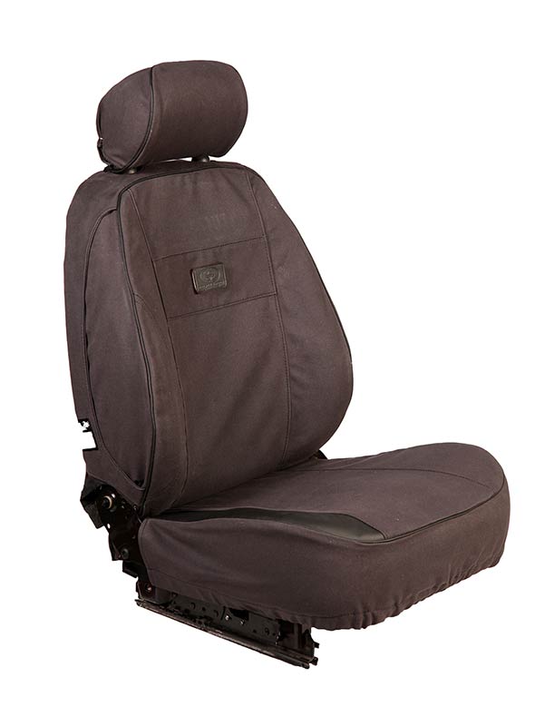 Premium Range Seat Covers (Jimny Year 2018+) CHARCOAL+BLACK LEATHER